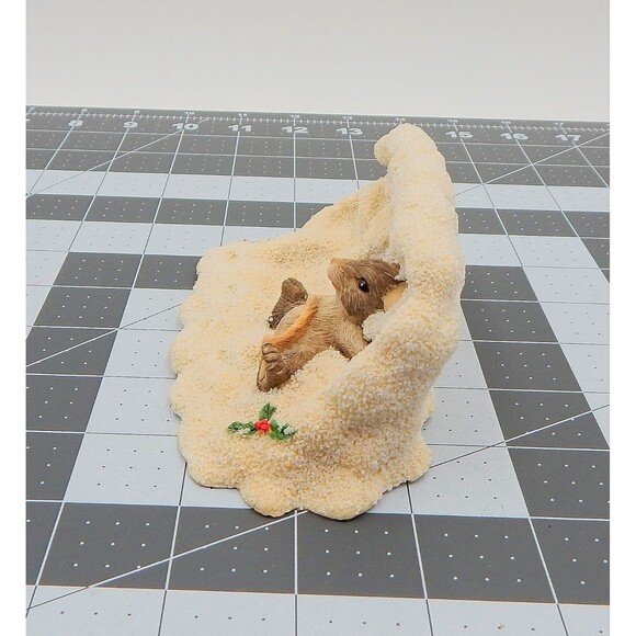 Charming Tails Maxine Making Snow Angels Mouse Figurine 5 inch Silvestri - Picture 2 of 6